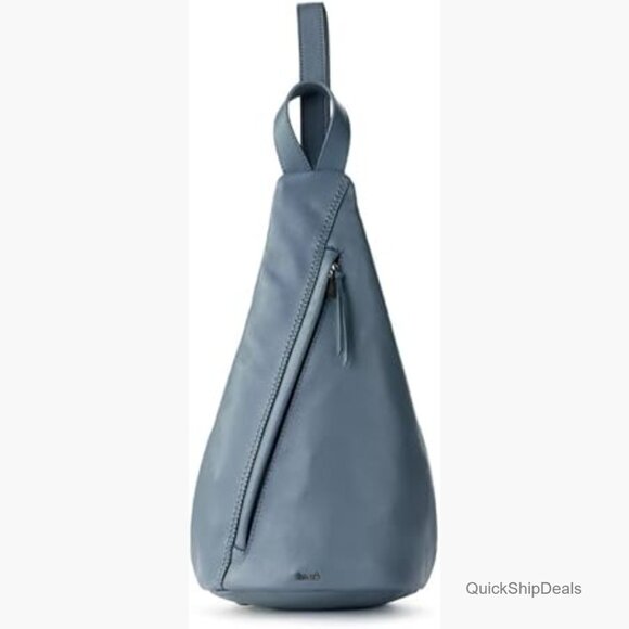 Leather Convertible Sling Backpack, Daypack with Multiple Pockets main image 6